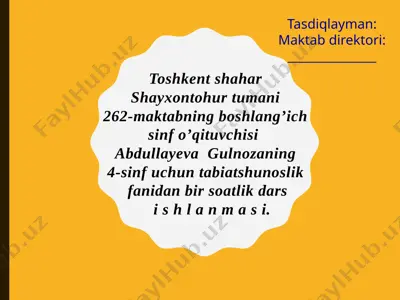 4-sinf o'z res tabbiy xaritasi — PPTX