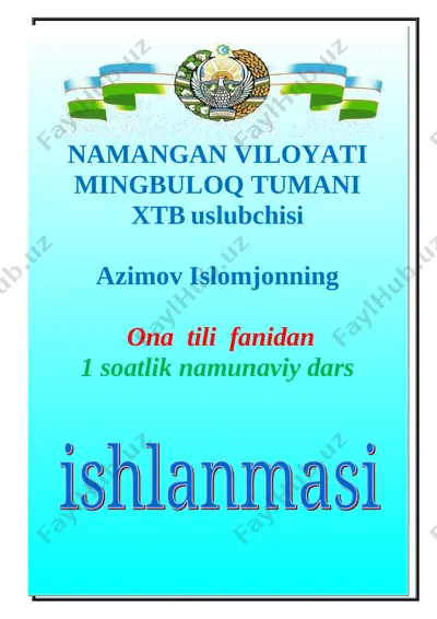 sifat – so`z turkumi — DOC