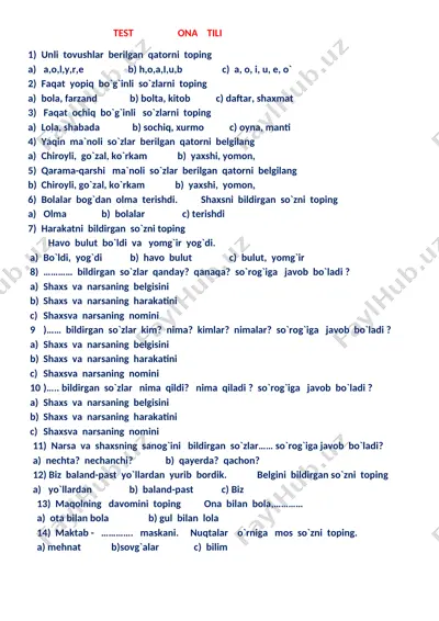 test ona tili 27.08 — DOCX