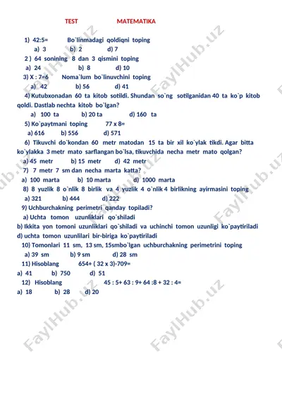 test matematika 24.08.2020 — DOCX
