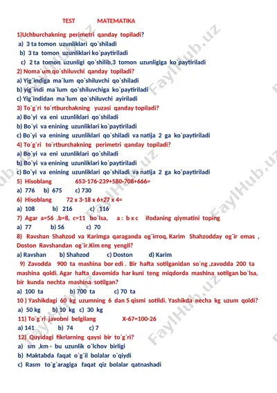 matematika test 17.08.2020 — DOCX