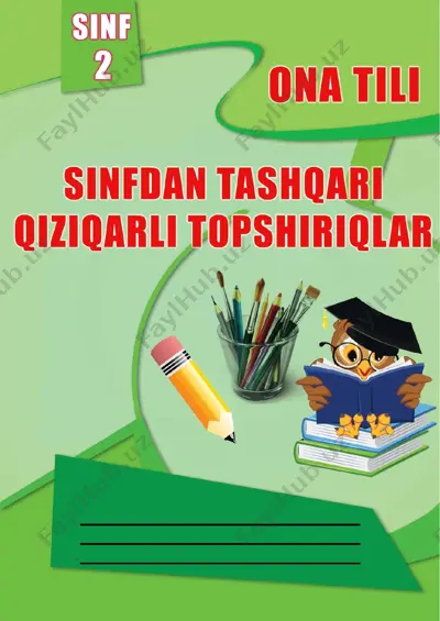 2-sinf ona tili topshiriqlar amaliy daftari — PDF