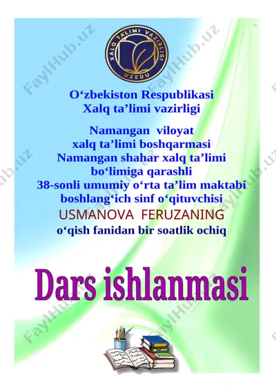 kuz ko'rinishlari 4-sinf — DOC