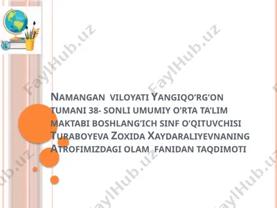 turaboyeva zoxida — PPTX
