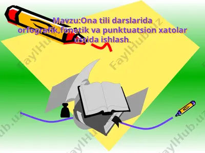 diktantlar turi — PPTX