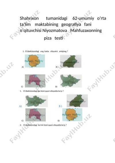 pisa test 2 — DOCX