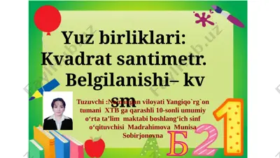 2- sinf uchun — PPTX