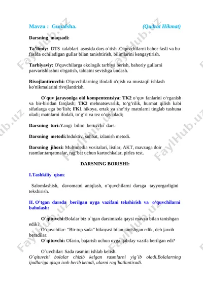 gunafsha_ochiq_dars — DOCX