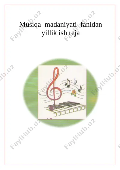 musiqa 2 sinf konspekt — DOCX