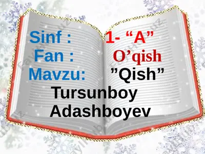 sohiba safarovna o’qish — PPTX