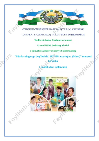 4 sinf ona tili matn — DOCX