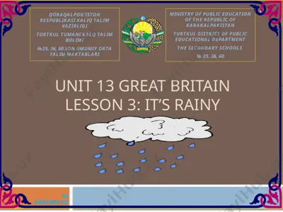 it's rainy @english_in_nukus — PPTX