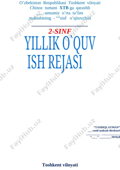2-sinf — DOCX