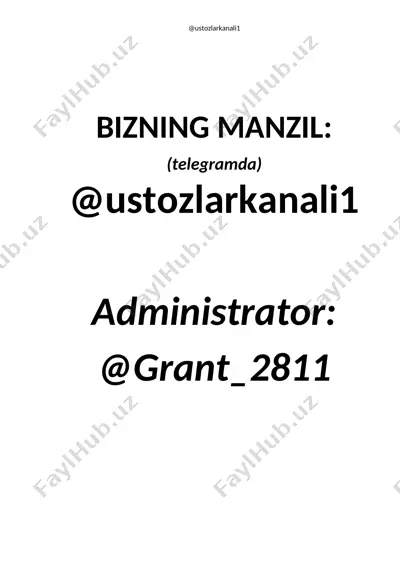 @ustozlarkanali1__ingliz til_4-sinf_choraklik test — DOCX