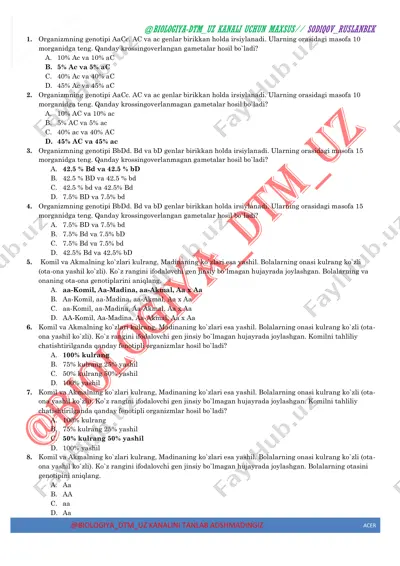 bio x variant @bioogiya_dtm_uz — PDF