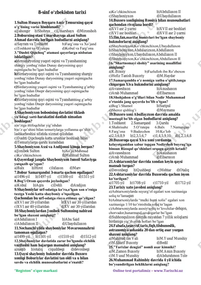 8-o'zbek tarixi — PDF