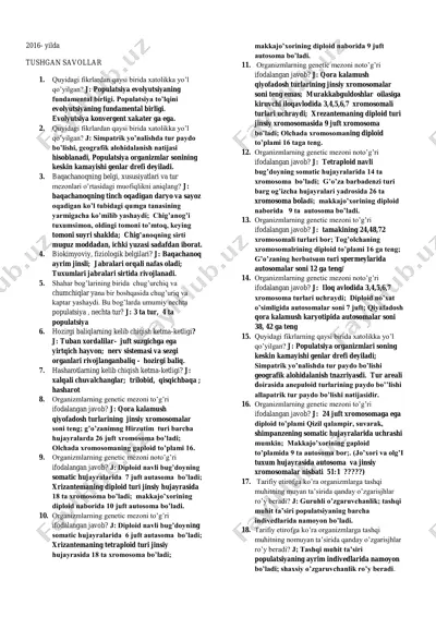 biologiya test(@kitob_ulashaman_bot) — PDF