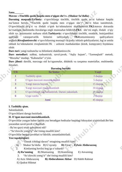 4_sinf_o`qish_4_chorak_yangi_2019_2020_to`liq_hajmda_pechatga_tayyor — DOCX