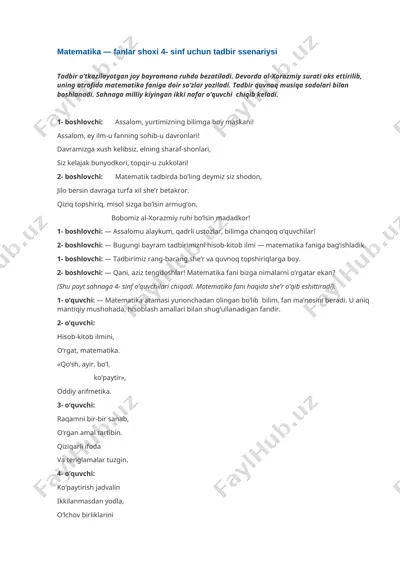 matematik_tadbir_4_sinf — DOCX