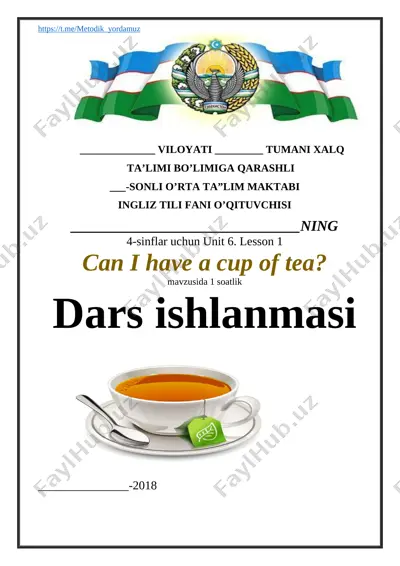 4-sinf-6.-can-i-have-a-cup-of-tea- — DOCX