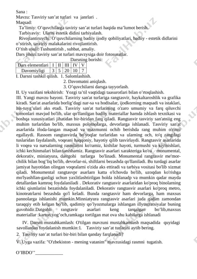 4_sinf_tasviriy_sanat_konspekt — DOCX