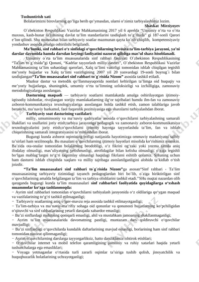 4-sinf tarbiyaviy soat namuna — DOCX