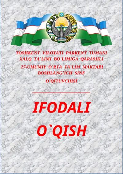 4-sinf ifodali o`qish to`garak2018 — DOCX