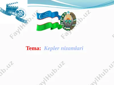 kepler nizamlari — PPTX