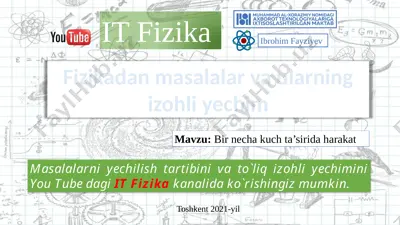 bir necha kuchlar tasirida harakat — PPTX