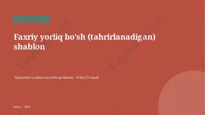 0012_v2_faxriy_yorliq_bosh_tahrirlanadigan — PPTX