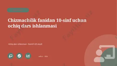 0187_v1_chizmachilik_fanidan_10_sinf_uchun — PPTX