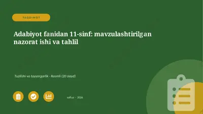 0606_v1_adabiyot_fanidan_11_sinf_mavzulash — PPTX