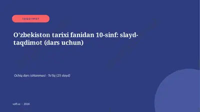 0968_v2_ozbekiston_tarixi_fanidan_10_sinf_ — PPTX