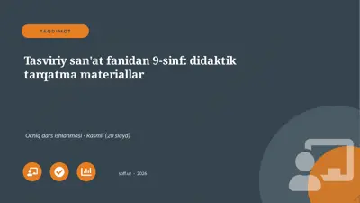 0899_v1_tasviriy_sanat_fanidan_9_sinf_dida — PPTX