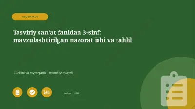 0726_v1_tasviriy_sanat_fanidan_3_sinf_mavz — PPTX