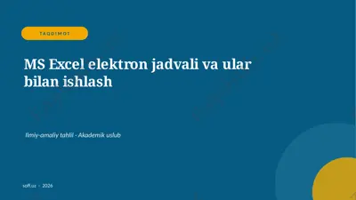 130_v1_ms_excel_elektron_jadvali_va_ular_bila — PPTX