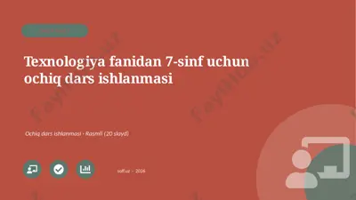 0177_v1_texnologiya_fanidan_7_sinf_uchun_o — PPTX