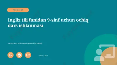 0091_v1_ingliz_tili_fanidan_9_sinf_uchun_o — PPTX