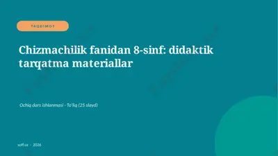 0876_v2_chizmachilik_fanidan_8_sinf_didakt — PPTX