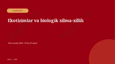 0440_v2_ekotizimlar_va_biologik_xilma_xill — PPTX