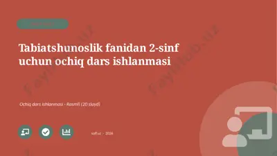 0157_v1_tabiatshunoslik_fanidan_2_sinf_uch — PPTX