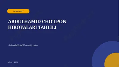 069_v2_abdulhamid_cho_lpon_hikoyalari_tahlili — PPTX