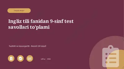0242_v1_ingliz_tili_fanidan_9_sinf_test_sa — PPTX