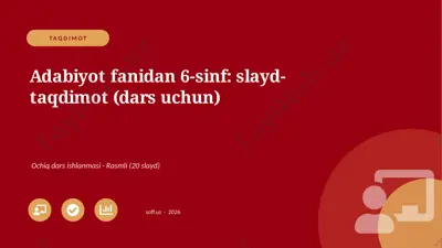 0935_v1_adabiyot_fanidan_6_sinf_slayd_taqd — PPTX