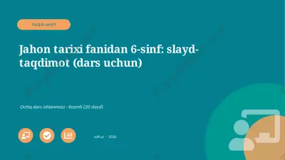 0971_v1_jahon_tarixi_fanidan_6_sinf_slayd_ — PPTX