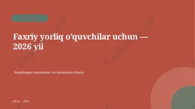 08_faxriy_yorliq_2026 — PPTX