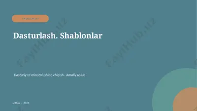 053_v2_dasturlash_shablonlar — PPTX