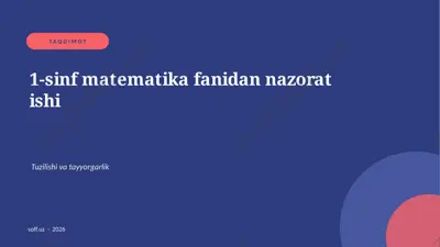 14_nazorat_ishi — PPTX