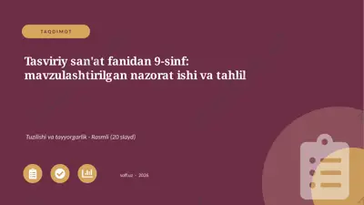 0732_v1_tasviriy_sanat_fanidan_9_sinf_mavz — PPTX