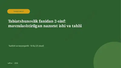 0681_v2_tabiatshunoslik_fanidan_2_sinf_mav — PPTX